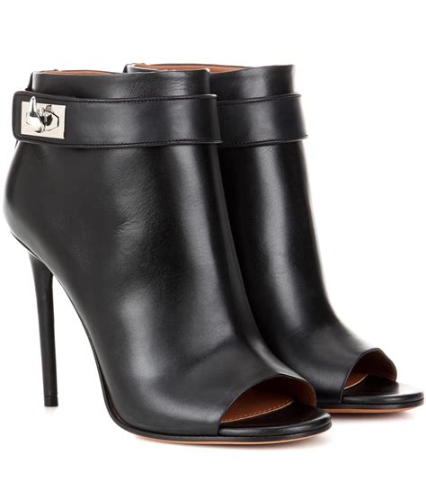 givenchy peep toe boots